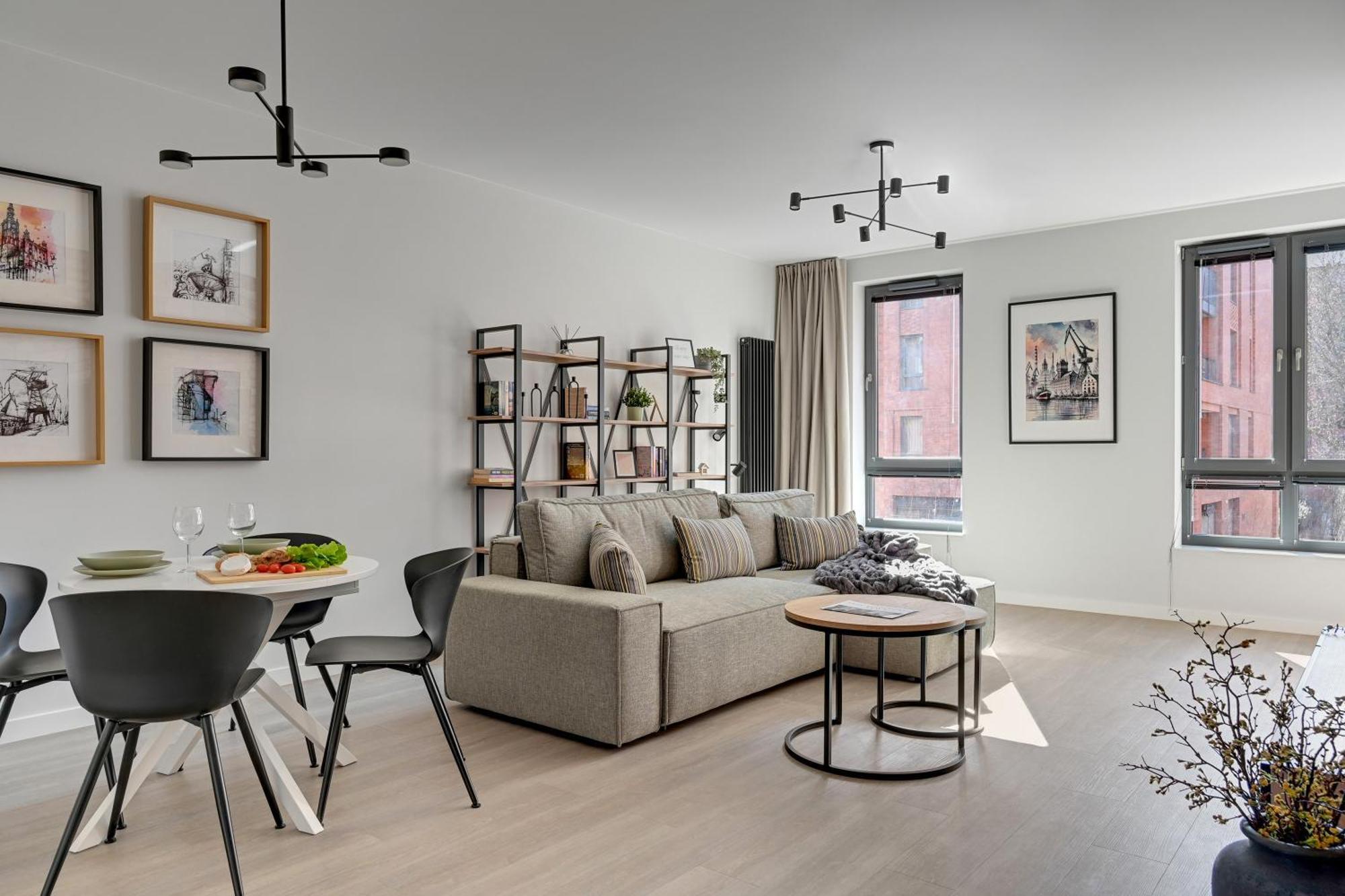 Scala 60H City Center Premium Apartments With Parking By Lion Apartments 그단스크 외부 사진